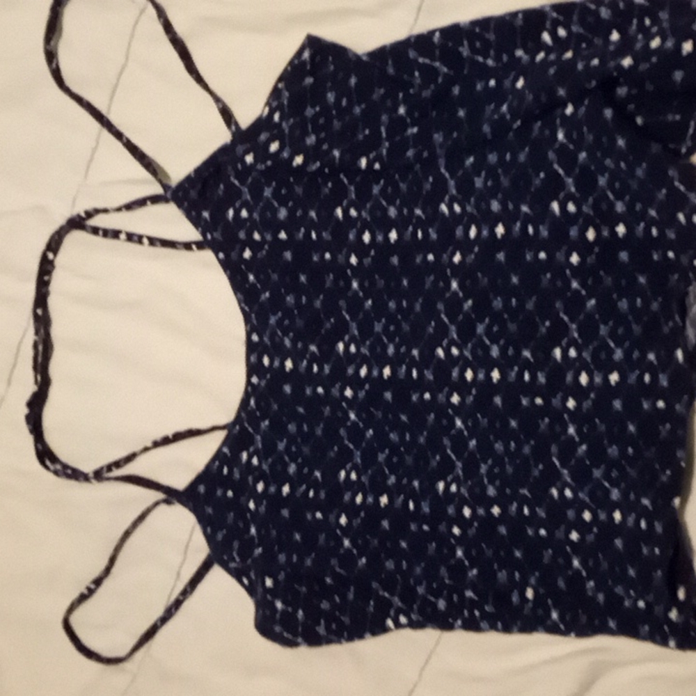 A Blue top. From Mudd